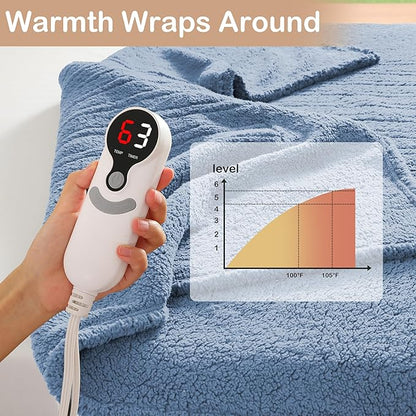 Electric Heated Blanket Full Size 72"×84" - Image 6