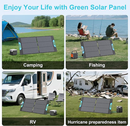 110W Portable Solar Panel for Power Station, 23.5% High Efficiency ETFE - Image 7