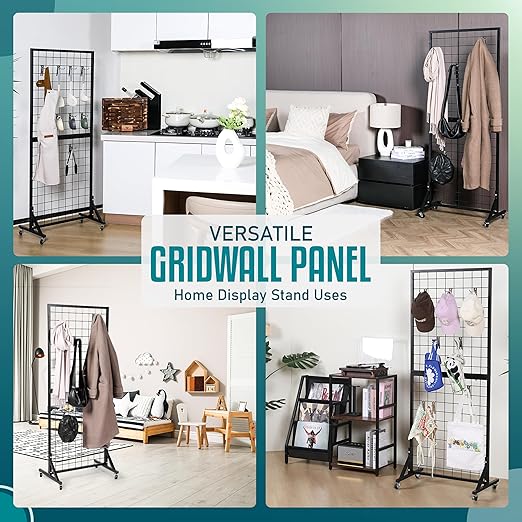 2 Gridwall Panels | 5 FT Tall x 2 FT Wide Portable Display Stand - Image 6