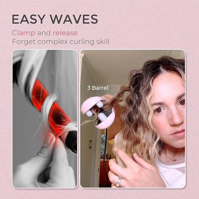 Curling Iron Hair Crimper Waver - Image 2