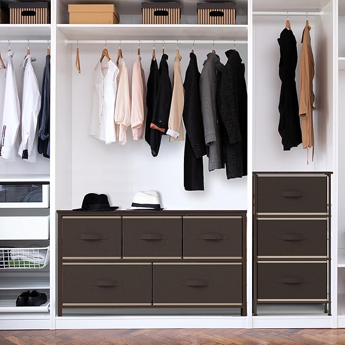 Simple Houseware Wide Dresser for Bedroom - Image 4