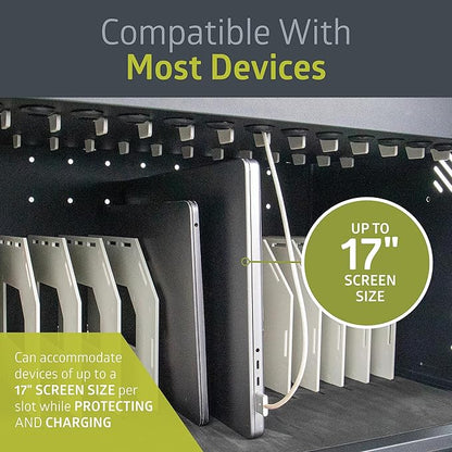 Pearington 16 Device Portable Table Top Charging and Storage Cabinet - Image 5
