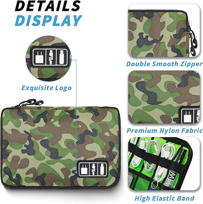 Electronics Organizer, Travel Cord Organizer Pouch, Portable Cable Organizer - Image 2
