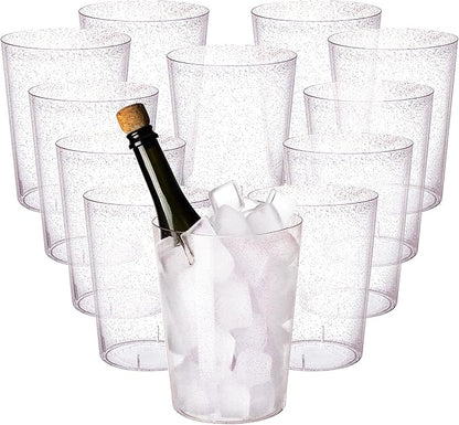 Tiawudi 12 Pack Plastic Ice Bucket by Tiawudi