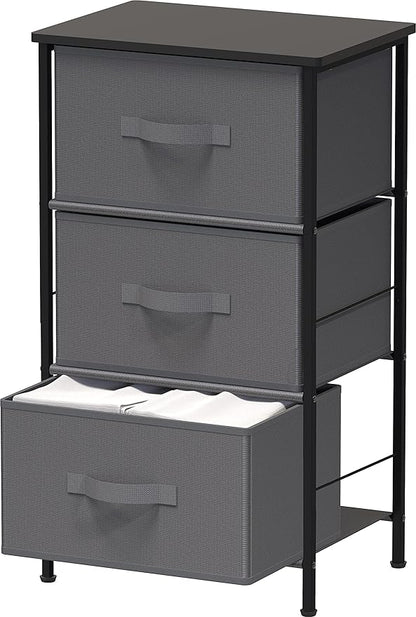 Simple Houseware 3 Drawer Nightstand Dresser by SimpleHouseware