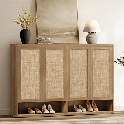 SICOTAS Rattan Shoe Storage Cabinet by SICOTAS