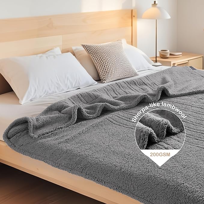 Electric Heated Blanket Throw Size 50"×60" - Image 8