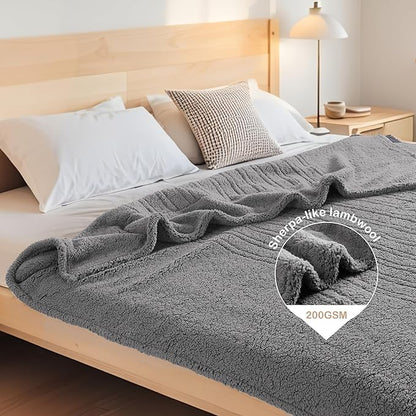 Electric Heated Blanket Queen Size 84"×90" Dual Control, 9 Heating Settings & - Image 7