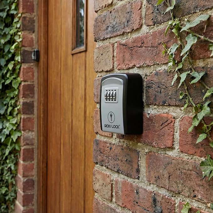 Iron Lock® Key Lock Box Wall Mount – Waterproof Heavy Duty Metal Lock Box - Image 4