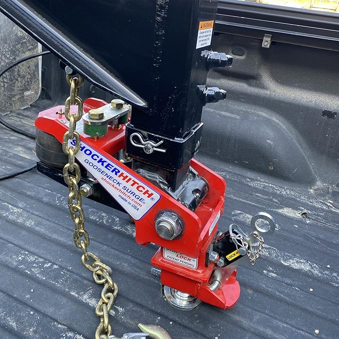 Shocker 30K Gooseneck Surge Air Hitch & Shift Lock Coupler - Image 4