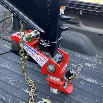 Shocker 30K Gooseneck Surge Air Hitch & Shift Lock Coupler - Image 4