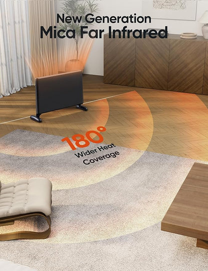 Ballu Mica Infrared Space Heater Large Room, Panel Heater - Image 2