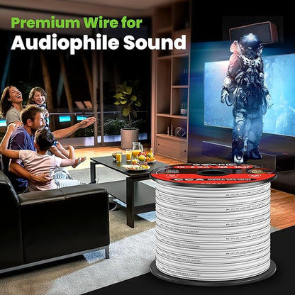 16AWG Speaker Wire, GearIT Pro Series 16 Gauge Speaker Wire Cable Great Use - Image 2
