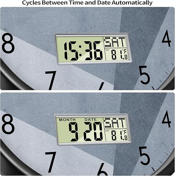 SCAOGE Industrial Wall Clock - Image 4