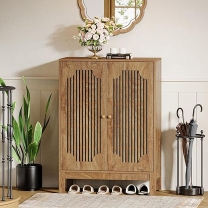 Tribesigns Shoe Cabinet with Doors, 5-Tier Shoe Storage Cabinet with Adjustable - Image 9