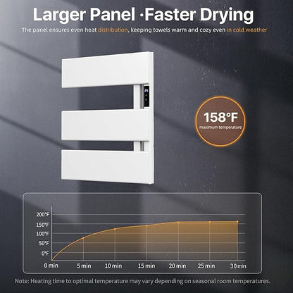 Electric Heated Towel Warmer Rack - Image 2