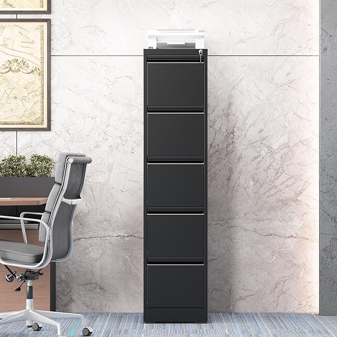 5 Drawer Vertical File Cabinet - Image 2