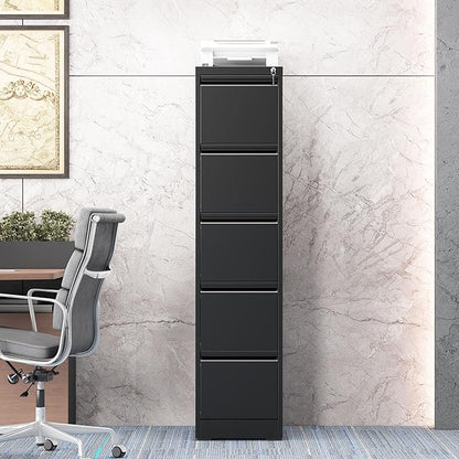 5 Drawer Vertical File Cabinet - Image 2