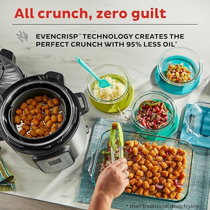 Instant Pot Duo Crisp 11-in-1 Air Fryer and Electric Pressure Cooker Combo - Image 6