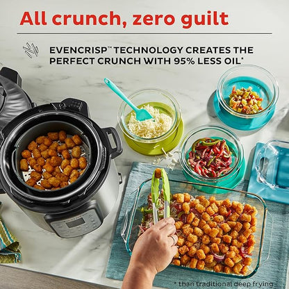 Instant Pot Duo Crisp 11-in-1 Air Fryer and Electric Pressure Cooker Combo - Image 6