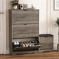 Shoe Cabinet Storage for Entryway by HUANLEGO