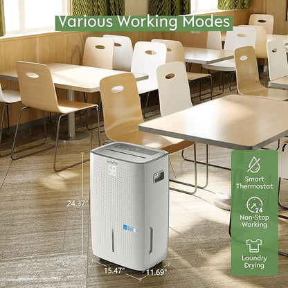 Waykar 150 Pints 7, 000 Sq. Ft Energy Star Dehumidifier - Image 5