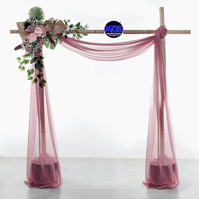 MDS Halloween Chiffon Draping Fabric - 1 Panel, 30" Wide x 40ft Long - S...