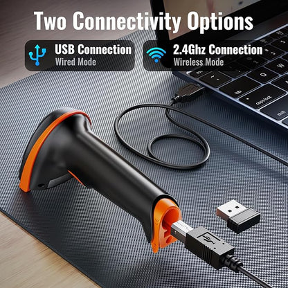 Tera 1D 2D QR Barcode Scanner Wireless and Wired - Image 5