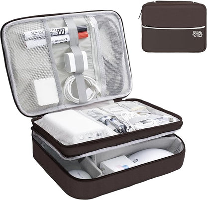Electronics Organizer, Travel Cord Organizer Pouch, Portable Cable Organizer by Miavers