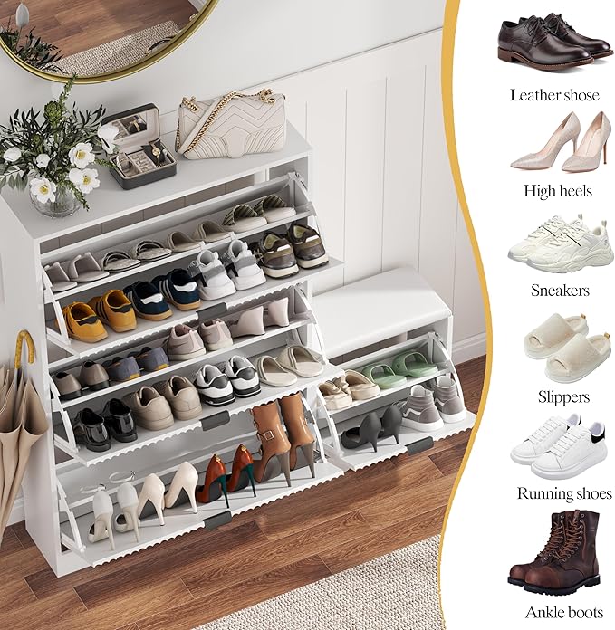 Shoe Cabinet Storage for Entryway - Image 4