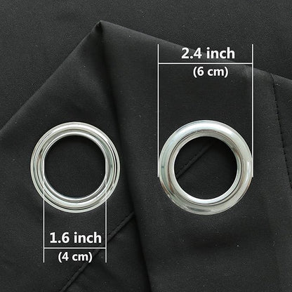 DWCN Blackout Curtains for Bedroom, Room Darkening Thermal Insulated Grommet - Image 4