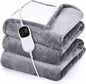 Heated Blanket Electric Throw 50"x60" – Safe Electric Heating Blanket by GENIANI