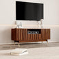 ATJafurn 55‘’ Brown Walnut Finish TV Stand by ATJafurnFurniture