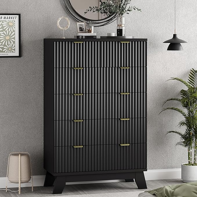 Xixini Fluted Dresser for Bedroom - Image 7
