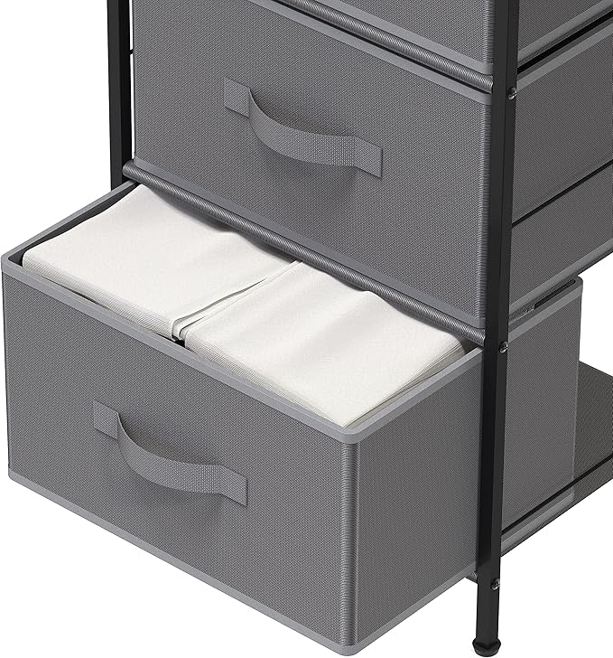 Simple Houseware 3 Drawer Nightstand Dresser - Image 5