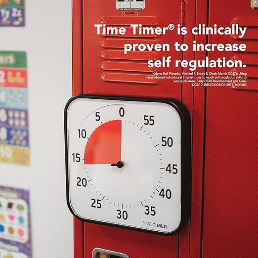 TIME TIMER 12 inch Visual Timer 60 Minute Kids Desk Countdown Clock - Image 5