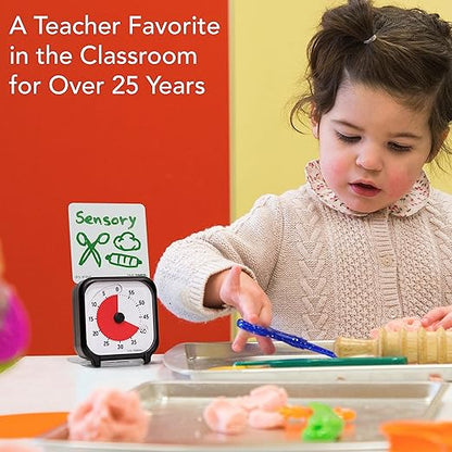 Time Timer 3 inch Visual Timer — 60 Minute Kids Desk Countdown Clock - Image 2