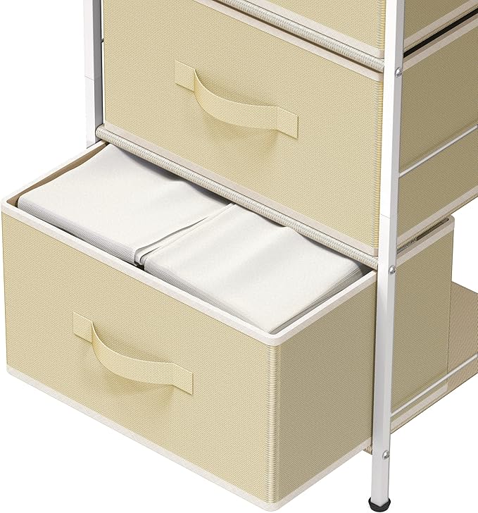 Simple Houseware 3 Drawer Nightstand Dresser - Image 6