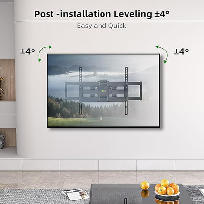 Full Motion TV Wall Mount for Most 37"-84" Flat Screen TV, Swivel or Tilt TV - Image 5