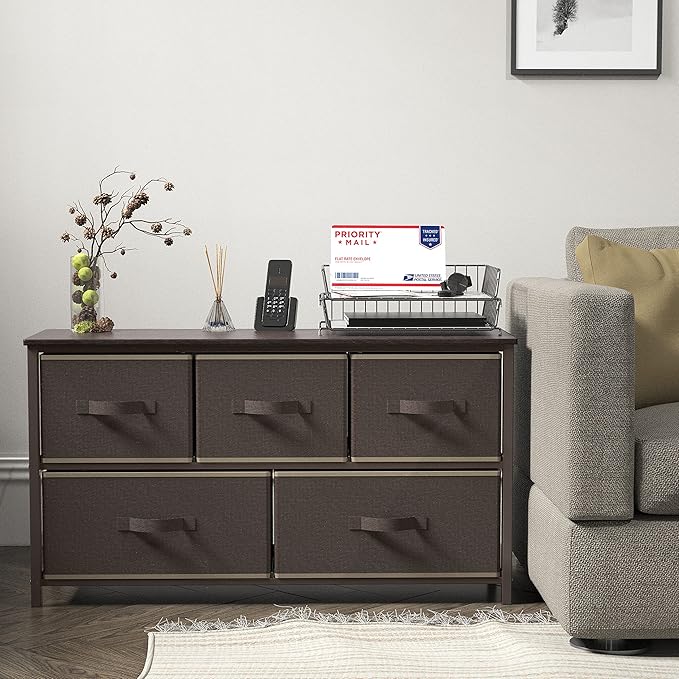 Simple Houseware Wide Dresser for Bedroom - Image 5