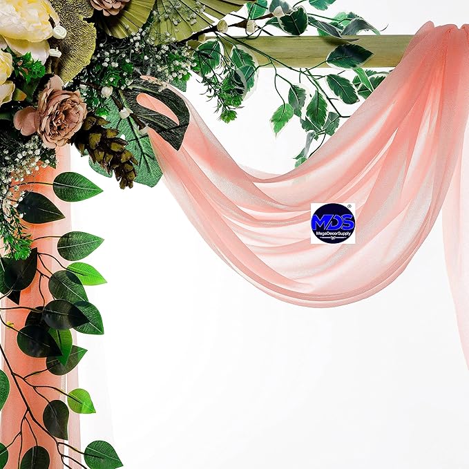 MDS Halloween Chiffon Draping Fabric - 1 Panel, 30" Wide x 40ft Long - S...