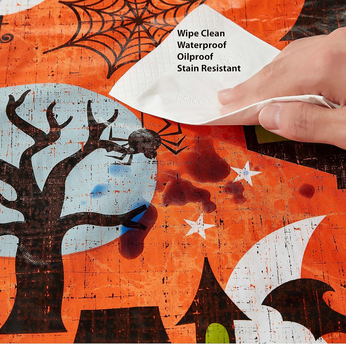 Newbridge Halloween Scream 60 x 102 Inch Rectangle Vinyl Tablecloth